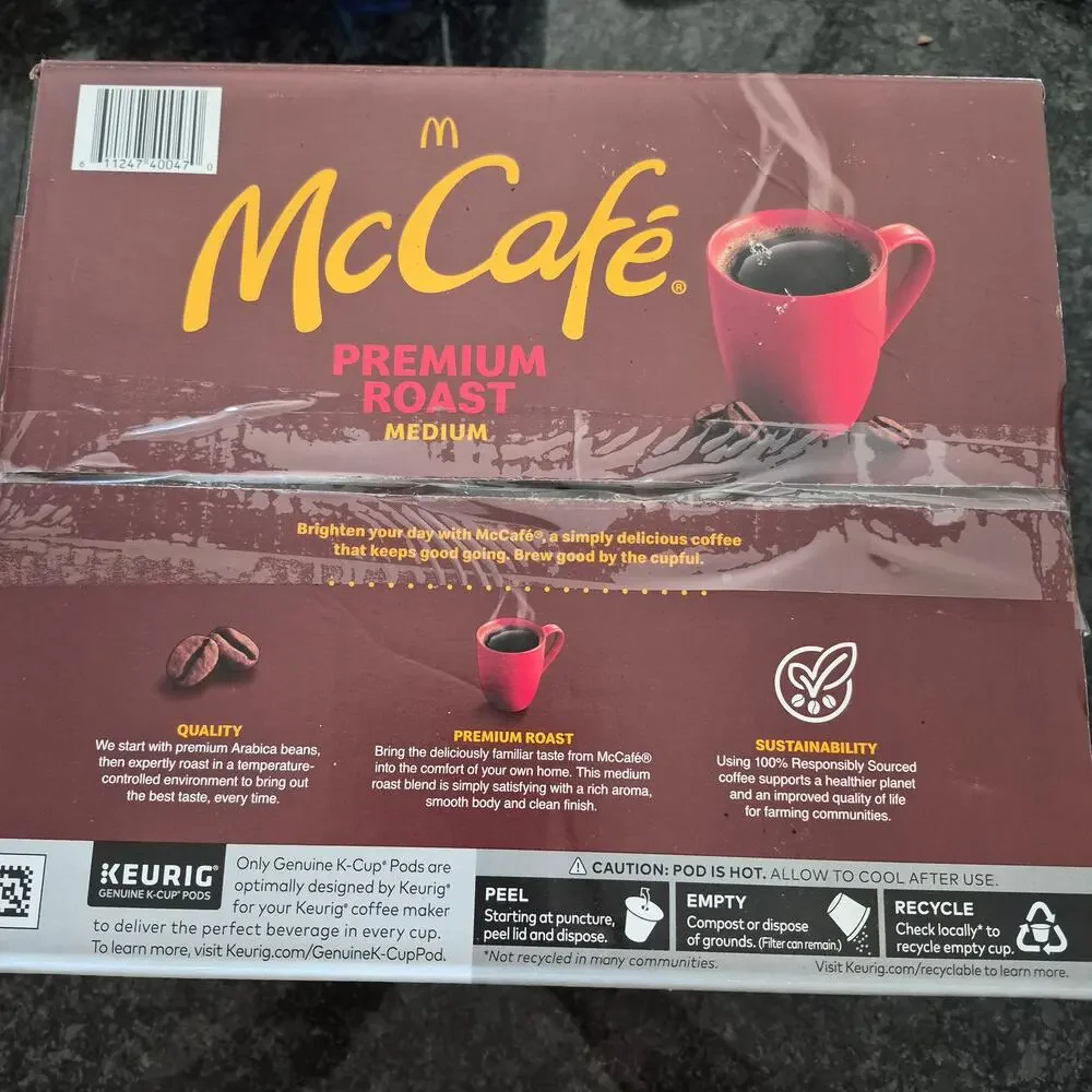 NEW McCafe Premium Roast Coffee K-Cup Pod, 72-count K-Cup Pods